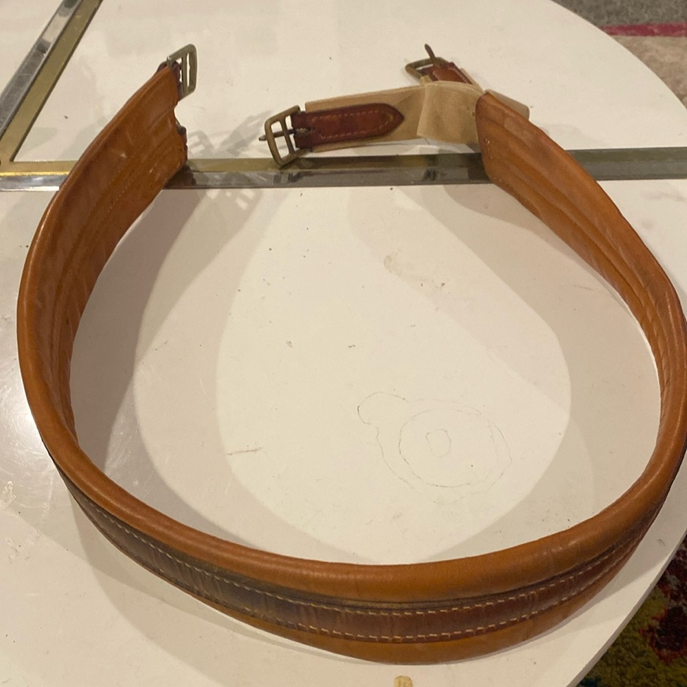 Tan anatomical English girth